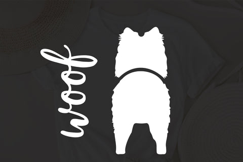 american eskimo Dog Svg, american eskimo Dog Butt Hook Svg File, Pet Svg, Dog Butt Leash Holder SVG, Dog butt PNG, Woof svg, Digital Cut File, CNC file SVG Fauz 