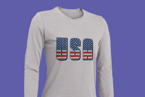 American Flag Alphabet A-Z Bundle PNG Files Sublimation zafrans studio 
