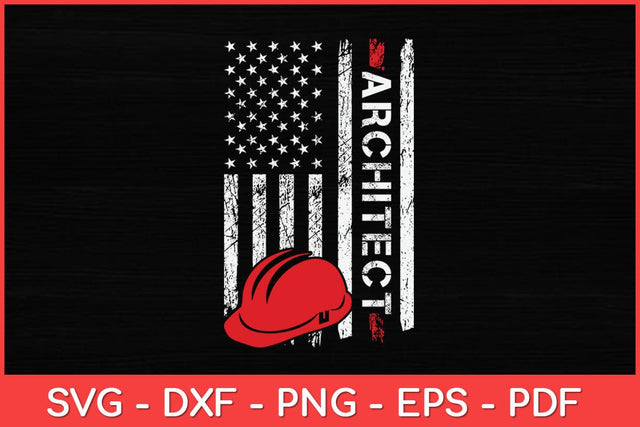 American Flag Architect Svg Design SVG artprintfile 