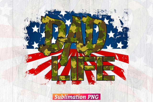 American Flag Dad Life Camouflage Leopard Army Dad 4th of July Fathers Day T shirt Tumbler Design Sublimation Design Png Sublimation DesignDestine 