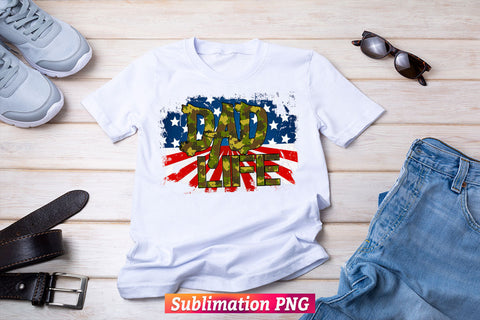 American Flag Dad Life Camouflage Leopard Army Dad 4th of July Fathers Day T shirt Tumbler Design Sublimation Design Png Sublimation DesignDestine 