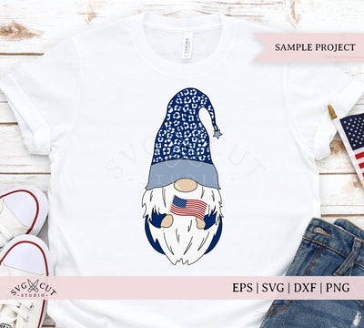 American Flag Gnome SVG Cut Files SVG SVG Cut Studio 