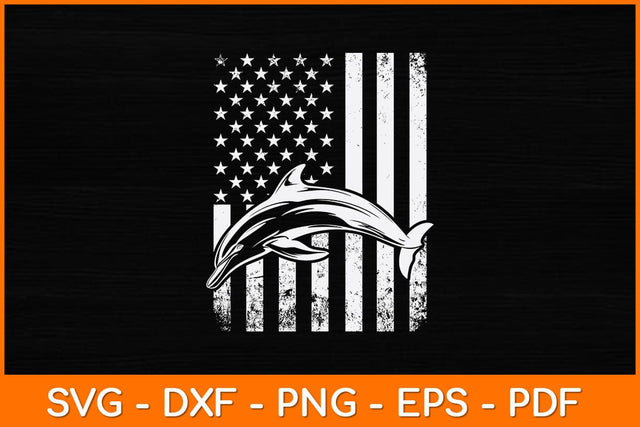 American Flag Killer Whale Svg Design SVG artprintfile 
