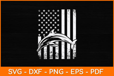 American Flag Killer Whale Svg Design SVG artprintfile 