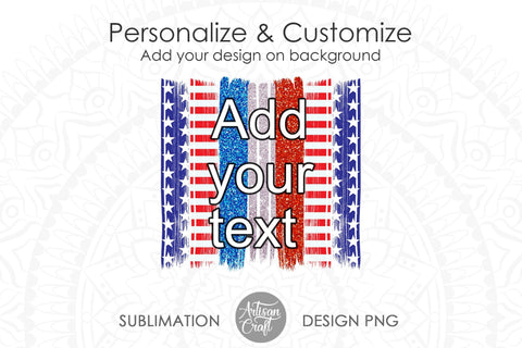 American flag sublimation, Brushstrokes SVG Artisan Craft SVG 