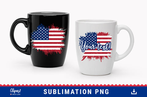 American Flag Sublimation designs, USA flag sublimation PNG patches Sublimation ClipartMuchLove 