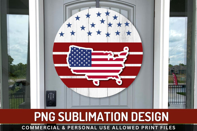 American Flag Sublimation PNG Sublimation Regulrcrative 