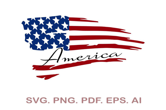 American Flag SVG, America SVG, 4th of July SVG SVG MagicDesignUS 