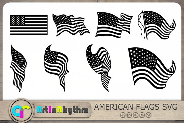 American Flag Svg Bundle, American Flag Svg, US Flag Svg, USA Flag Svg SVG Artinrhythm shop 