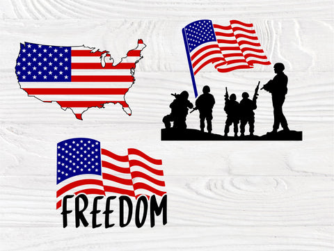 American Flag SVG Bundle, July 4th, Patriotic Svg SVG TonisArtStudio 