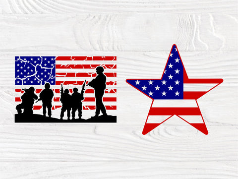 American Flag SVG Bundle, July 4th, Patriotic Svg SVG TonisArtStudio 