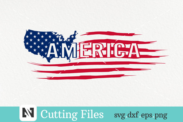 American Flag Svg, Distressed USA Flag Svg, Grunge Flag Svg SVG Pinoyart Kreatib 