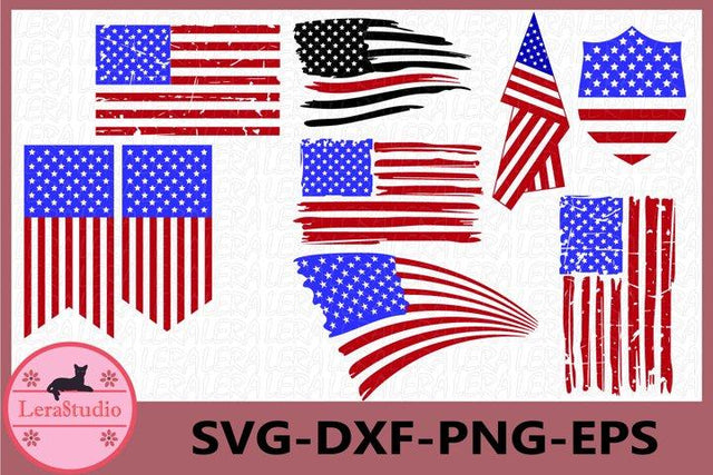 American flag Svg SVG Lerastudio 