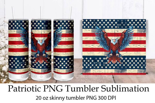American flag tumbler. Patriotic PNG Tumbler Sublimation. Sublimation Samaha Design 