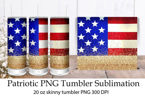 American flag tumbler. Patriotic PNG Tumbler Sublimation. Sublimation Samaha Design 