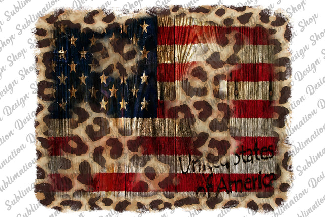 American Flag Wood Background Png, Distressed Leopard Background Png, American Flag Png, Sublimation Designs, USA Flag Png, Digital Download Sublimation SublimationDesignShop 