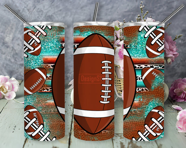 American Football 20oz Tumbler Wrap, Aztec American Football Tumbler Png, Sport Tumbler Design, Game Day Sublimation Design, Digital Download Sublimation DesignSVG 