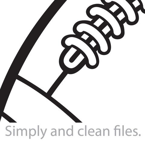 American football ball SVG TribaliumArtSF 