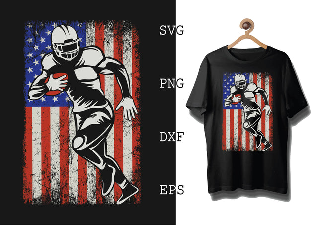 American Football Flag 2 Svg, Football Season Svg, Football Team Svg, American Football Team Svg SVG DesignTShirt 
