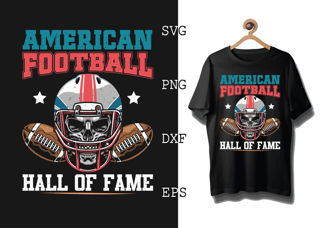 American Football Hall of Fame Svg, Football Season Svg, Football Team Svg, American Football Team Svg SVG DesignTShirt 
