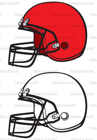 American football helmet SVG TribaliumArtSF 