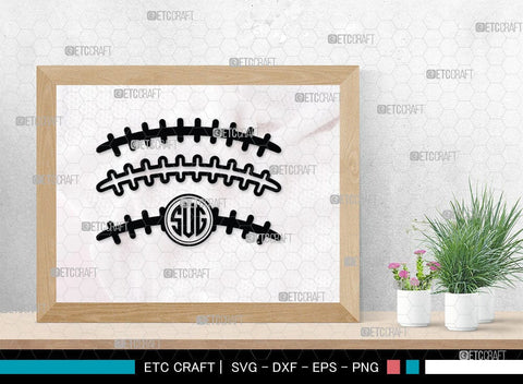 American Football Monogram, American Football Silhouette, American Football SVG Cut Files, Football Silhouette, Heart Shape Ball Svg, Sports Svg, Football Svg, SB00100 SVG ETC Craft 