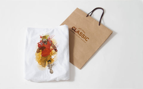 American Football Player SVG T-Shirt Design. SVG naemmiah021 