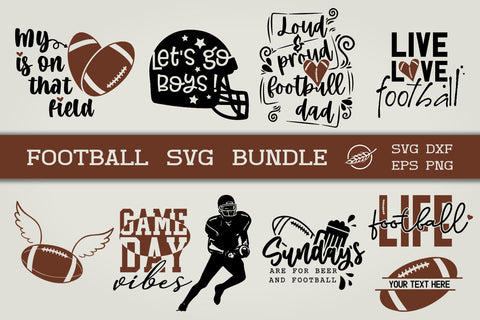 American Football SVG bundle SVG Boertiek 