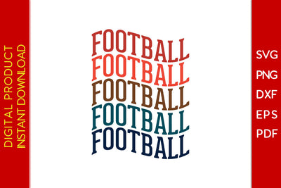 American Football Vintage Typography SVG SVG PNG PDF Cut File SVG Creativedesigntee 