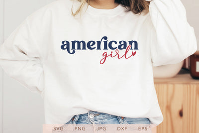 American Girl SVG DXF JPG PNG EPS SVG Nanda Bayu 
