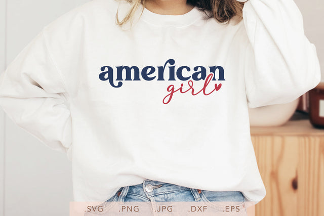 American Girl SVG DXF JPG PNG EPS SVG Nanda Bayu 