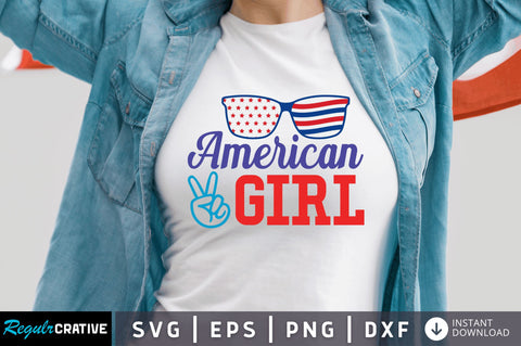 American girl SVG SVG Regulrcrative 