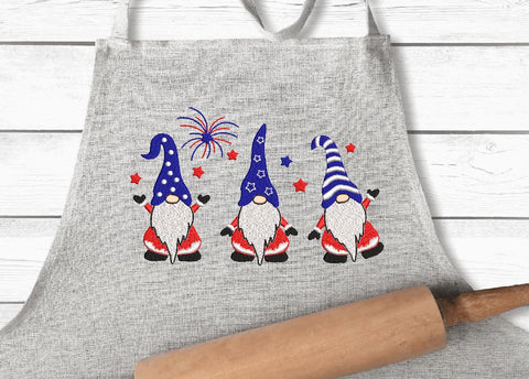 AMERICAN Gnomes Machine Embroidery Design Embroidery/Applique DESIGNS Canada Embroidery 