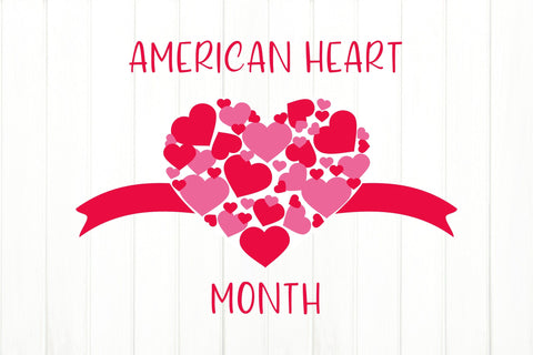 American Heart Month SVG,PNG, DXF, EPS. Heart Warrior. SVG Olga Terlyanskaya 