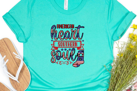 American Heart Southern Soul Sublimation SVGArt 