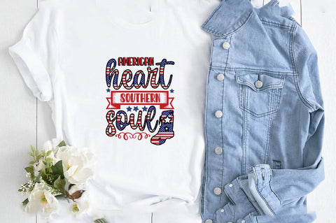 American Heart Southern Soul Sublimation SVGArt 