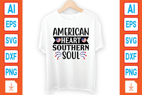 American Heart Southern Soul SVG Craftlabsvg24 