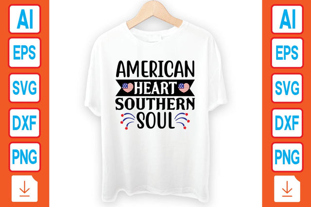 American Heart Southern Soul SVG Craftlabsvg24 