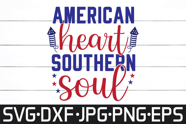 American heart southern soul SVG cut files SVG md faruk hossain 