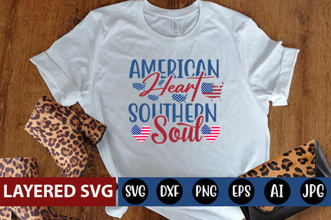 American Heart southern soul SVG cute file SVG Blessedprint 