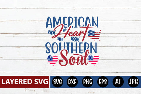 American Heart southern soul SVG cute file SVG Blessedprint 