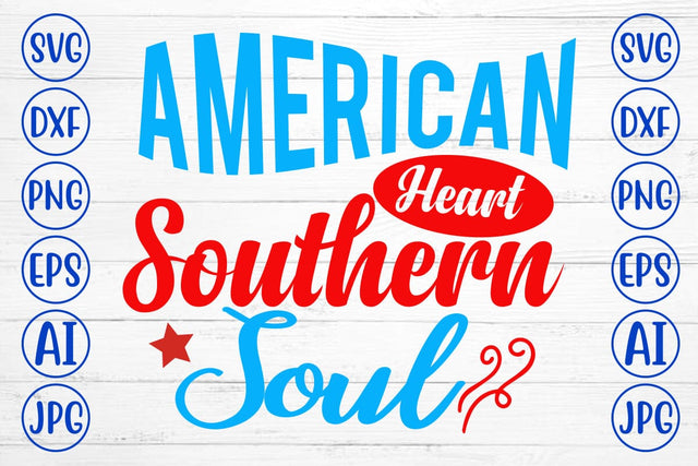 American Heart Southern Soul SVG Design SVG Syaman 