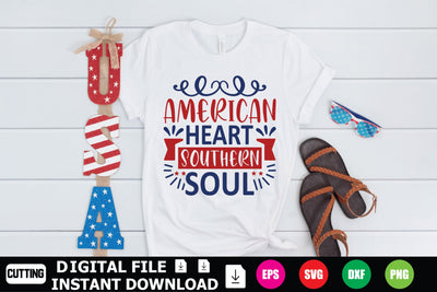 American Heart Southern Soul SVG Shahin alam 