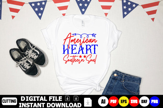 American Heart Southern Soul SVG Shahin alam 
