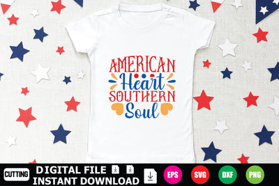 American Heart Southern Soul SVG Shahin alam 