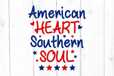 American Heart Southern Soul Svg SVG cricutfilesmg 