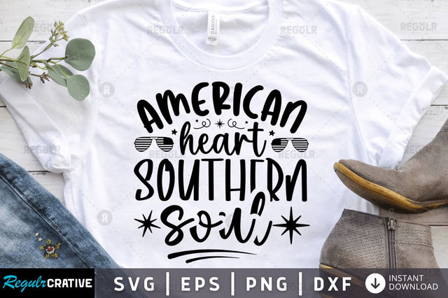 American heart southern soul SVG SVG Regulrcrative 
