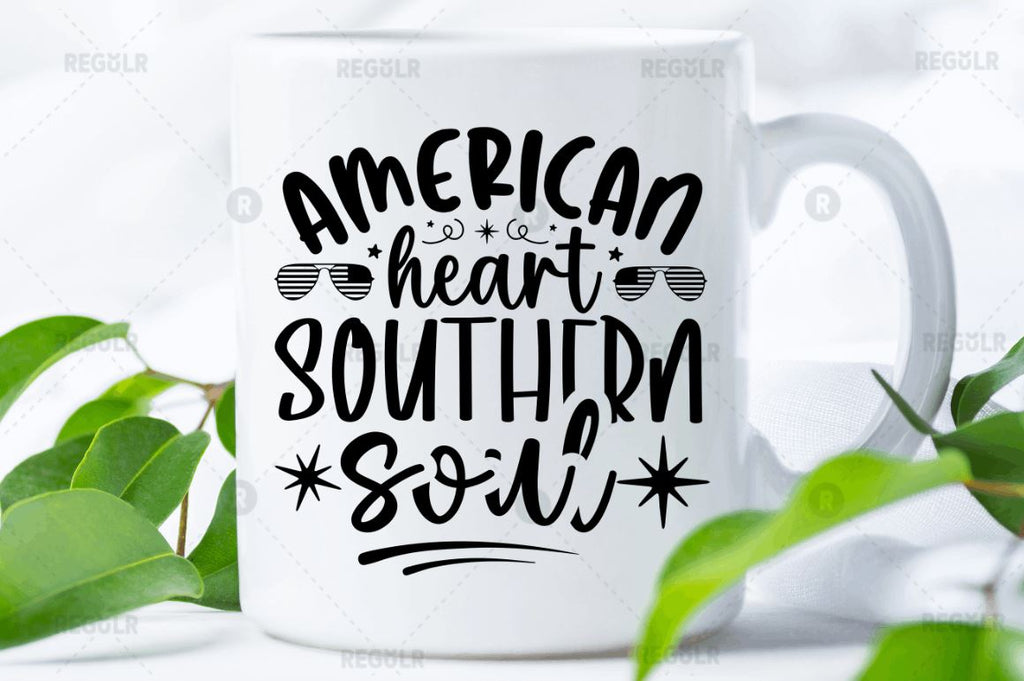 American heart southern soul SVG - So Fontsy