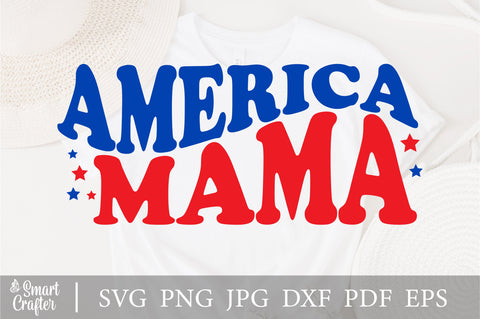 American Mama 4th Of July, Retro USA, American Mama, Fourth Of July Sublimation Design, boho mama png, retro 4th of July, digital download SVG Fauz 