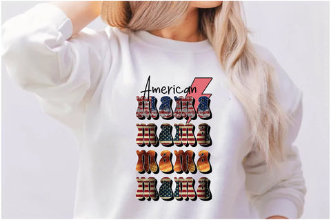 American Mama 4th of July Sublimation Sublimation Jagonath Roy 